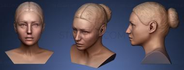 3D model Monica Bellucci (STL)